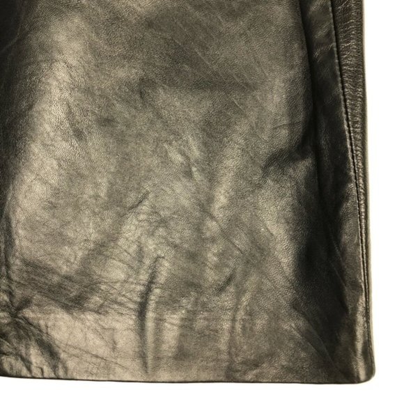 TRADITIONAL TRENDS Genuine Leather Pencil Skirt - Picture 12 of 13